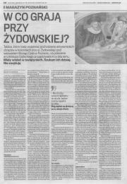 Pierwsze część artykułu Violetty Szostak "W co grają przy Żydowskiej?" (GW, 26.06.2015)